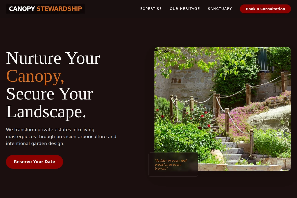 Canopy Garden Design